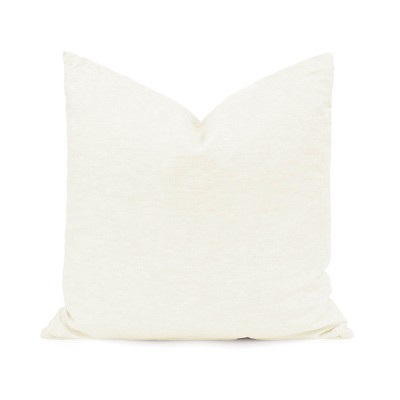 Cream Cotton and Polyester Standard/Queen Pillow Sham