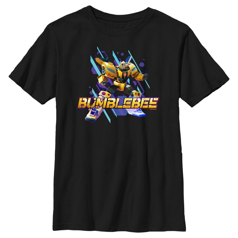 Boy's Transformers: EarthSpark Bumblebee Portrait T-Shirt, 1 of 6