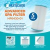 Hurricane Filters 2 Pack HF6430-01 Advanced Spa Filter Cartridge Replacement for Pleatco PWK30, Unicel C-6430, Filbur FC-3915, Watkins Hot Spring Spas - 3 of 4