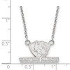 Black Bow Jewelry 14k White Gold Eastern Illinois Panthers NCAA Necklace 18 Inch - 2 of 4