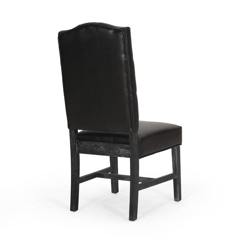 2pk Hyvonen Contemporary Upholstered Tufted Dining Chairs - Christopher Knight Home, 5 of 13