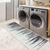 Washable Runner Rug 2 x 6 Modern Striped Hallway Rug with Non-Slip Backing, Linear Geometric Accent Rug, Stain-Resistant Low Pile Area Rug for - 2 of 4