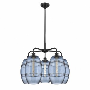 Vaz - 5 Light Stem Hung Chandelier In Industrial Style-15.38 Inches Tall and 26 Inches Wide - 1 of 1