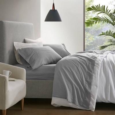 Linen Blend 4pc Sheet Set