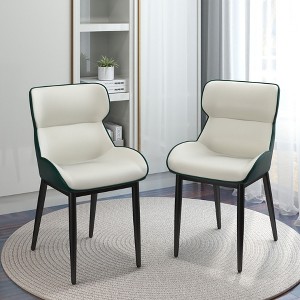 Dining Chairs Set of 2 - Ergonomic PU Leather Seats with High Resilience Sponge, Comfortable Comedor Sillas for Kitchen & Country Home - 1 of 4