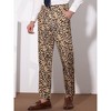INSPIRE CHIC Men's Houndstooth Geometric Printed Color Block Dress Pants - 2 of 4