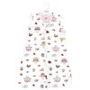 Hudson Baby Infant Girl Plush Faux Fur Sleeping Bag, Wearable Blanket, Sweet Bakery - 2 of 2