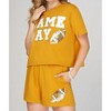 Women's Sequin Game Day Top - Blue B - 2 of 3