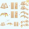 3 In 1 Climbing Toy for Toddlers, Wooden Triangle Climber, Open-Ended Wood Climber Set, for Boys and Girls - 2 of 4