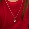 Girls' Christmas Snowman Sterling Silver Necklace - In Season Jewelry - 3 of 4