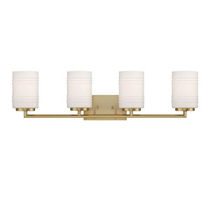 Designers Fountain Leavenworth 4 - Light Vanity in  Brushed Gold - 1 of 1