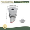 Unique Bargains Silicone Anti-Odor Ring Washing Machine Sealing Drain Stoppers 2 Pcs - 2 of 4