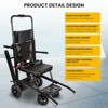 Mojgar Electric Stair Climbing Dolly Electric Stair Climbing Hand Truck, Elevator Stairlifts Wheel Chair Max 441 lbs Capacity, Black - 4 of 4