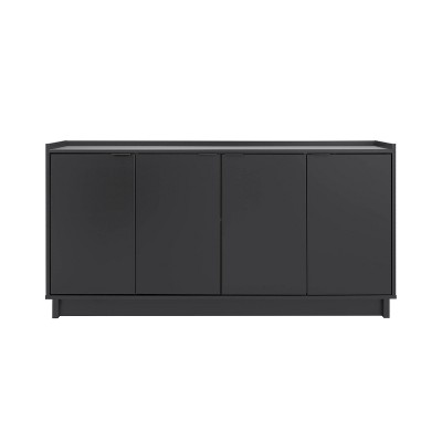 Photo 1 of Prepac Simply Modern 4 Door Sideboard Console Table Cabinet