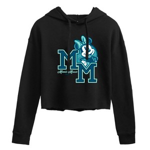 Women's - Disney - Minnie Mouse Cropped Graphic Hoodie - 1 of 3