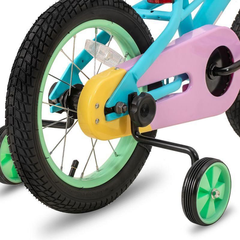 Joystar Macaroon 14 Inch Ages 3 to 5 Kids Boys Girls Toddler Balance Training Wheels Coast Brake Bike Bicycle, Pastel, 3 of 7