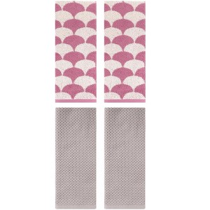 REGALWOVEN 4 Pcs Cotton Bathroom Decorative Hand Towels - 1 of 4