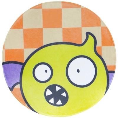 LunaLulink Cartoon Flying Critter Monster Rounded Cat and Dog Mat