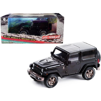 2016 Jeep Wrangler Black "75th Anniversary Edition" "All-Terrain" Series 1/43 Diecast Model Car by Greenlight