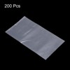 Unique Bargains Transparent Glossy Tear Resistant Dust-proof Plastic Poly Bags 200 Pcs - 3 of 3
