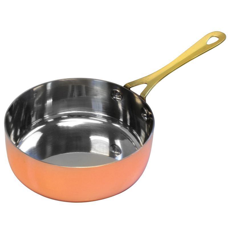 Gibson Home Rembrandt 4.7 Inch Stainless Steel Mini Frying Pan in Copper, 3 of 6