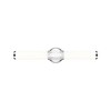 Cooper 25" LED Vanity Light - Dimmable, Damp Rated, Art Deco Style, Brushed Nickel Finish - 3 of 4