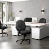 Boss Ergonomic Executive Task Chair Black : Swivel, Adjustable Height, Lumbar Support, Nylon Legs - 2 of 4