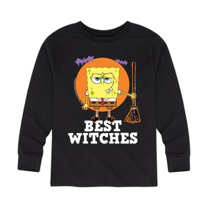 Boys' - SpongeBob SquarePants - Best Witches Long Sleeve Graphic T-Shirt - 1 of 4