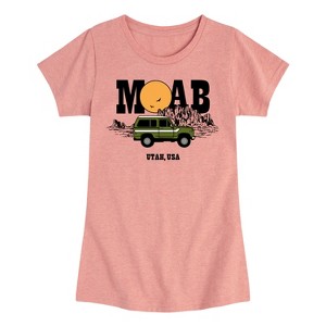 Girls' - Instant Message - Moab, Utah Fitted Short Sleeve Graphic T-Shirt - 1 of 4