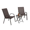 KTMBDW 3 Pieces Patio Set Outdoor Patio Conversation Textilene Bistro Set Modern Porch Lawn Chairs with Coffee Table for Home and Balcony - 4 of 4