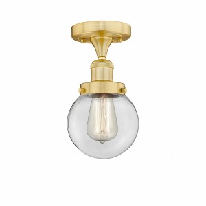 Beacon - 1 Light Semi-Flush Mount In Industrial Style-8.25 Inches Tall and 6.5 Inches Wide - 1 of 1