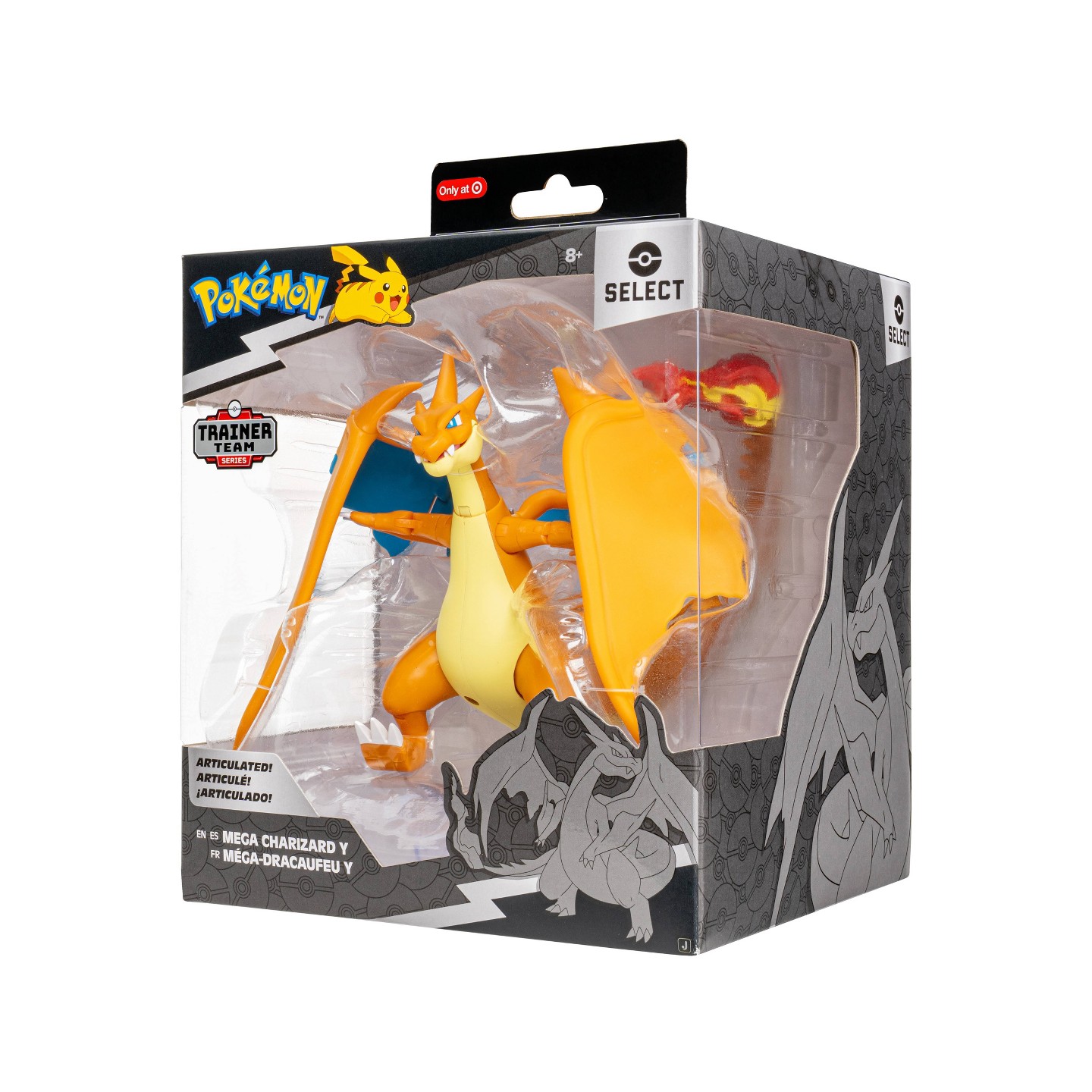 Детская фигурка Pokemon Select 6" Articulated Mega Charizard Y Action Figure - Pokémon x Target — фото 6