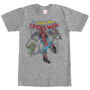 Men's Marvel Amazing Spider-Man Battles Evil T-Shirt - 1 of 4