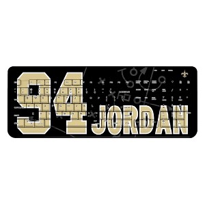 NFL New Orleans Saints Players Game Tactic Wireless USB Keyboard - 1 of 4