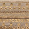 Saro Lifestyle Beaded Aztec Metallic Design Elegant Glam Cotton Table Runner, 16"x72", Gold - 3 of 4