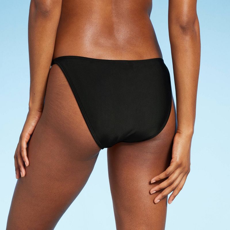 Women's Low-Rise Cheeky High Leg Bikini Bottom - Wild Fable™, 3 of 7