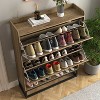 Hommoo 20 Pair Flip Down Shoe Storage - 4 of 4