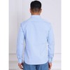 INSPIRE CHIC Men's Long Sleeve Point Collar Long Sleeve Patterned Shirt - 3 of 4