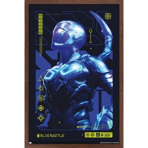 Trends International DC Comics Movie Blue Beetle - Biotech Framed Wall Poster Prints - 1 of 4