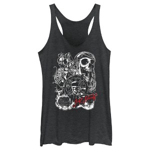 Women's Pirates of the Caribbean: Curse of the Black Pearl Jack Sparrow Icons Racerback Tank Top - 1 of 4