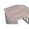 Sandra Wood Corner Table Natural Gray - Boraam - 4 of 4