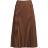 Lands' End Women's Poly Crepe Pleated Midi Skirt - 3 of 4