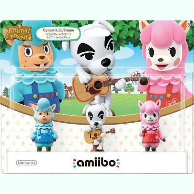 Animal Crossing amiibo Edition 3-Pack: Cyrus & K.K. & Reese Nintendo Switch - 3DS - Wii U