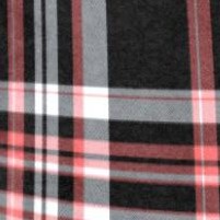 black coral plaid