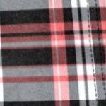 black coral plaid