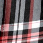 black coral plaid