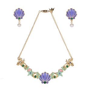 Disney Princess Ariel Jewelry Set Costume Accessories - 1 of 3