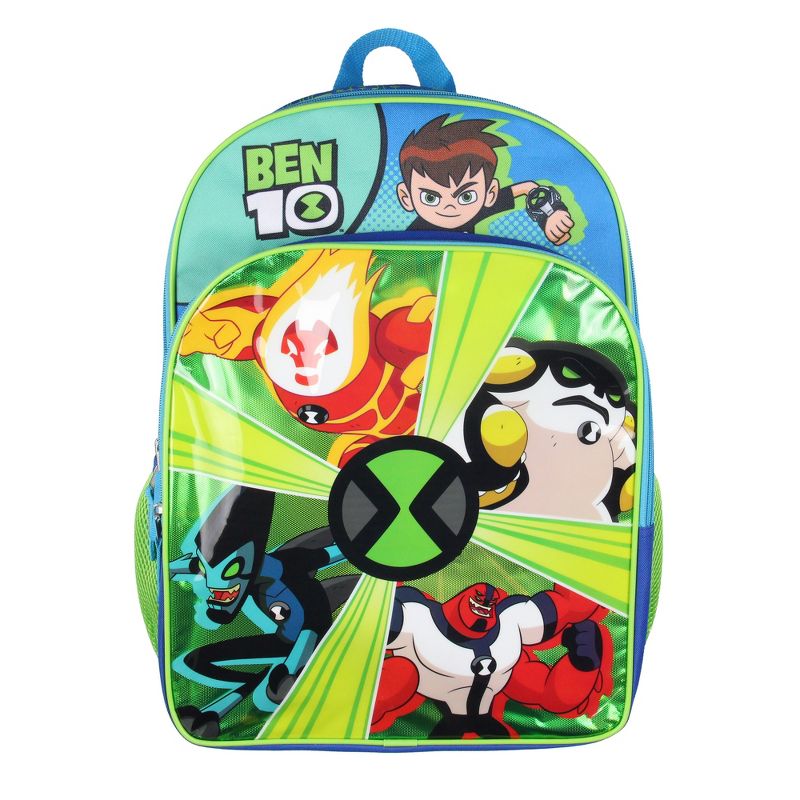 Ben 10 Backpack Omnitrix Omniverse 16" Alien Force Kids School Travel Backpack Multicoloured, 5 of 6