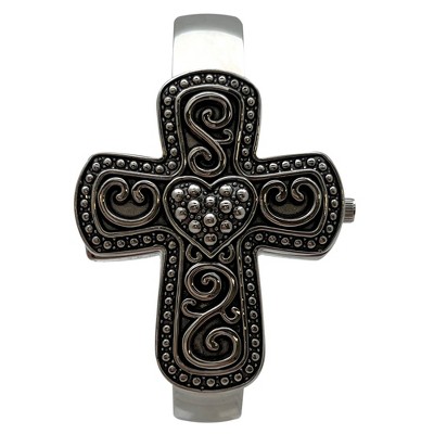Olivia Pratt Cross Shape Bangle Women Watch