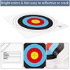 Morrell FITA Compound Bullseye Paper Shooting Targets, 17 x 17-Inch Sheets, for Indoor or Outdoor Ranges, Made with Wood-Free Printed Paper, 100 Count - 3 of 4